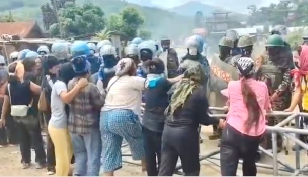 Image of the situation after Truck Driver Killed in Militant Ambush on Security-Escorted Convoy in Manipur