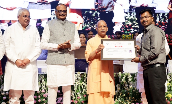 UP CM distributes appointment letters