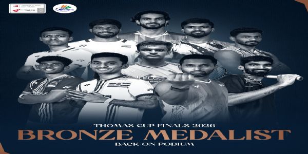 India Settles for Bronze After Semi‑Final Defeat to France in Thomas Cup 2026, BAI Hails Achievement