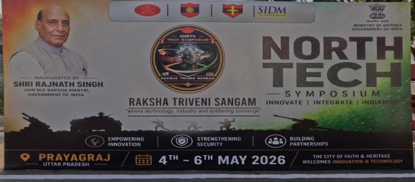 Raksha Mantri Rajnath Singh will inaugurate North Tech Symposium in Prayagraj on Monday
