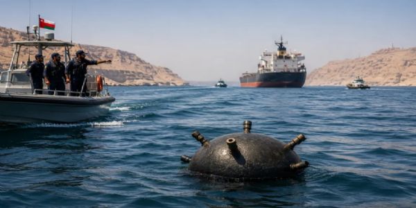 Alert after suspected floating torpedo spotted in Strait of Hormuz, Oman issues warning