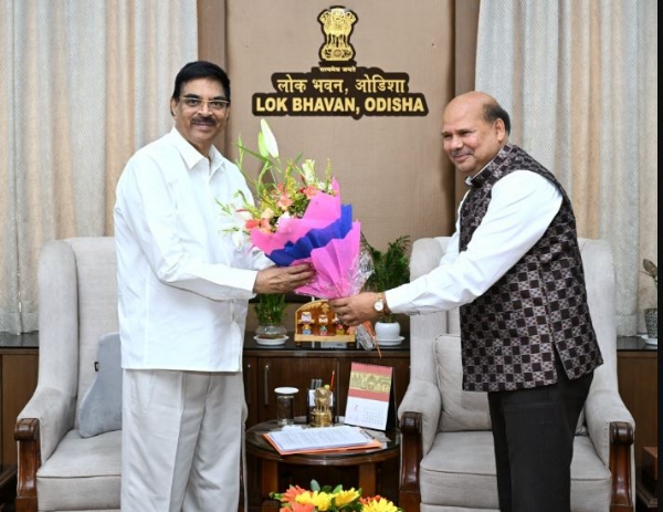 Odisha Governor Meets GMU Vice-Chancellor