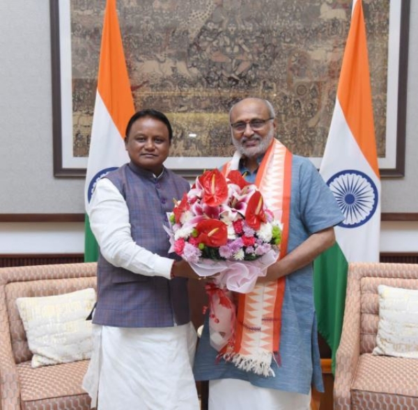 Mohan Majhi Extends Birthday Wishes to Vice President (  file Photo)