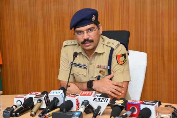 Chandigarh SP Manjeet Sheoran.