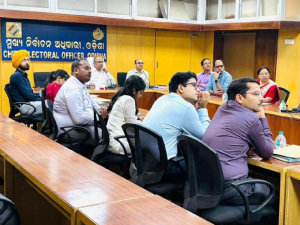 IAS Probationers Visit Chief Electoral Officer’s Office