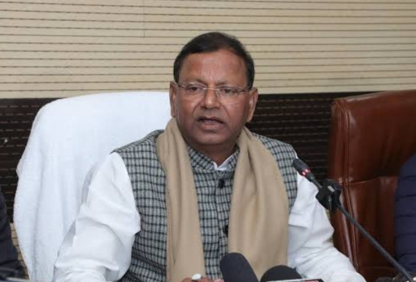 State President of Bharatiya Janata Party and Union Minister of State for Finance Pankaj Chaudhary