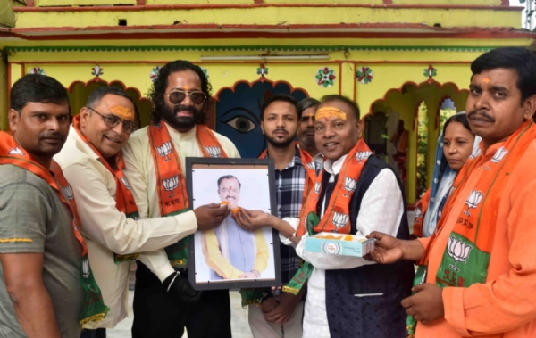 Havan (fire ritual) held with Vedic mantras at the Samaya Devi Temple