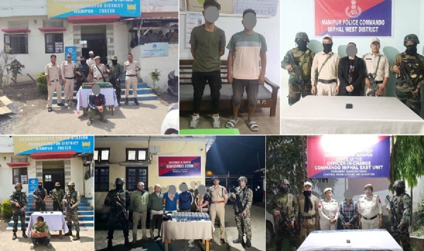 Extortionists, Drug Traffickers and Militant Cadres Arrested in Manipur ...
