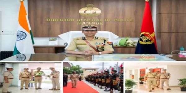 Mukesh Singh Assumes Charge as Manipur DGP, Home Minister Extends Wishes