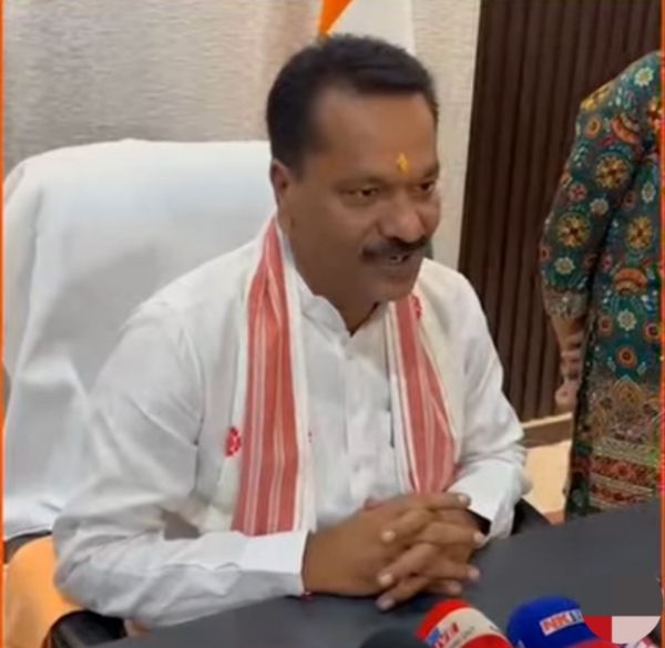 Assam Minister Ashok Singhal on Wednesday formally assuming charge at the Health Department office.