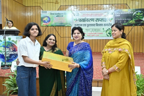 Winners were awarded in various competitions held under Environment Week Winners were awarded in various competitions held under Environment Week