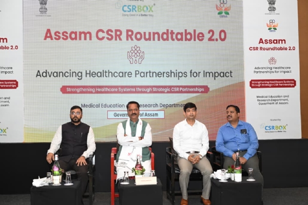 Health Minister Ashok Singhal at the “Assam CSR Roundtable 2.0”.