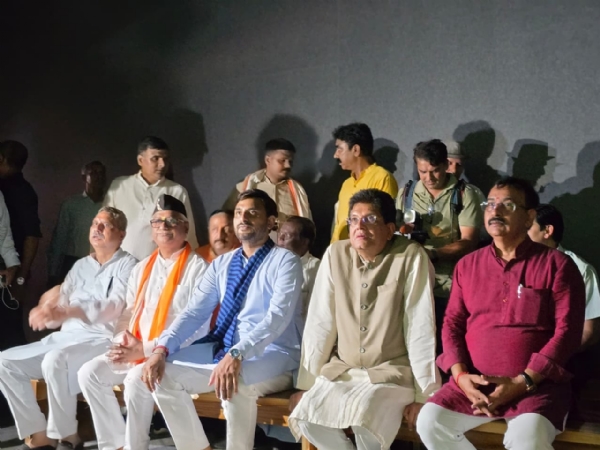 Minister Piyush Goyal attending Prabuddh Jan Vikasit Bharat Sankalp Sammelan