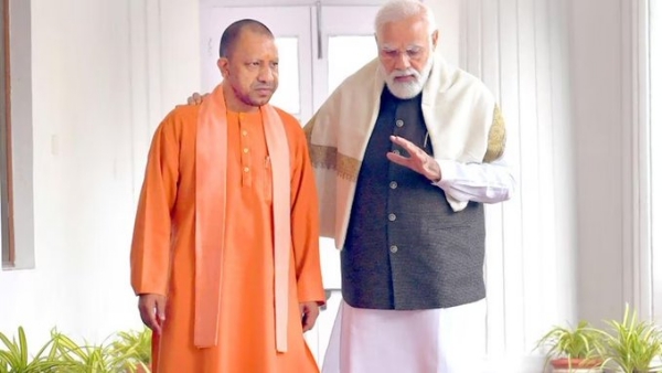 UP CM with PN Modi (file photo)