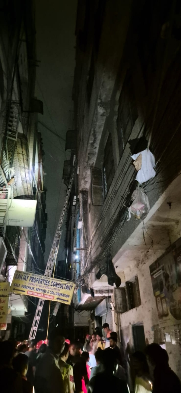 Three Killed, Five Rescued After Fire Breaks Out in Five-Storey Building in Govindpuri