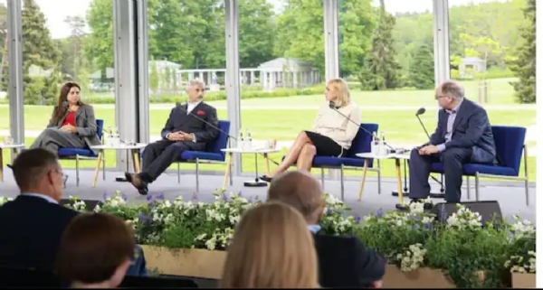 EAM Dr.S Jaishankar speaks at the Kultaranta Talks in Finland(X/@DrSJaishankar)
