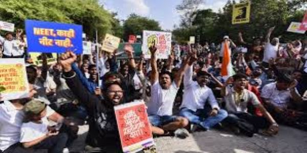 Students, job seekers join CJP protest over exam irregularities in Lucknow, demand Dharmendra Pradhan resignation