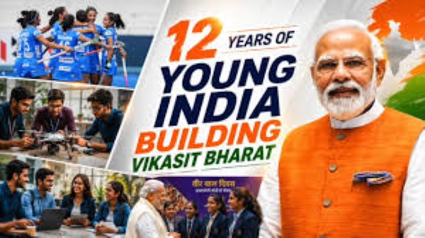 Uttar Pradesh Chief Minister Yogi Adityanath commemorated the #12YearsOfYuvaShakti festival Uttar Pradesh Chief Minister Yogi Adityanath commemorated the #12YearsOfYuvaShakti festival