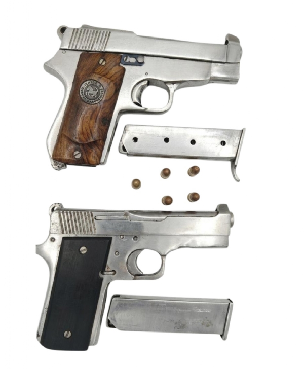 Illegal Pistols and Cartridges Recovered by AGTF
