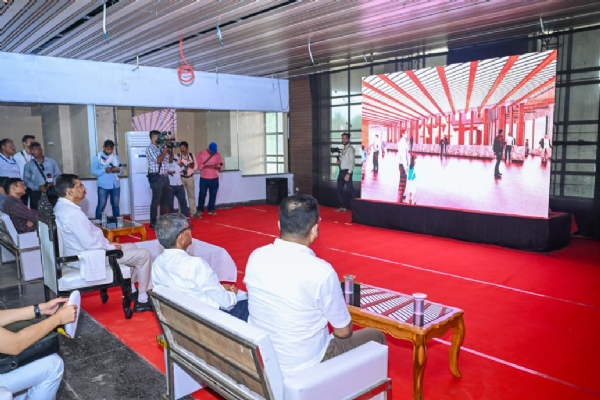 Governor Reviews Progress of Puri Railway Station Redevelopment Project