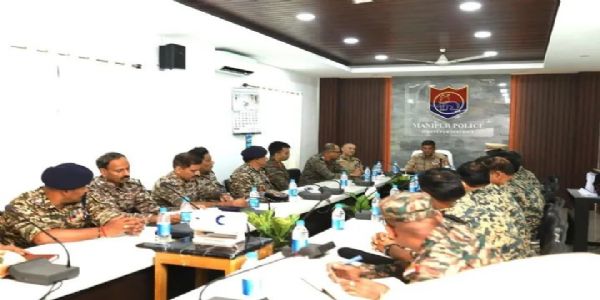 Manipur DGP Reviews Security Situation in Bishnupur, Stresses Anti-Insurgency and Anti-Drug Operations
