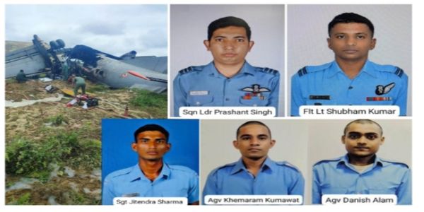 (Lead) Five IAF Personnel Killed in AN-32 Aircraft Crash in Jorhat