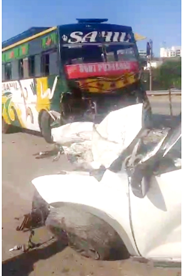 Three Haryana Men Killed As Car Collides With Truck