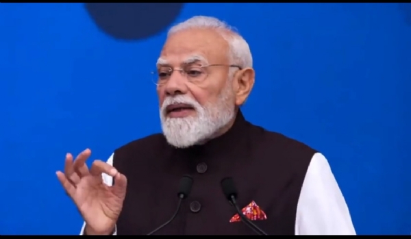 PM Narendra Modi speaking at the Bharat Innovates programme in Nice, France PM Narendra Modi speaking at the Bharat Innovates programme in Nice, France