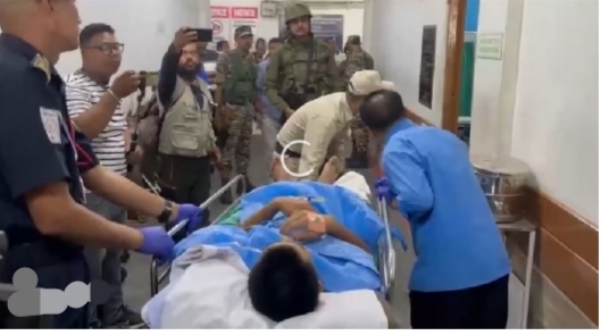 Image of the Three Injured Persons in Fresh Firing Incident in Manipur’s Kangpokpi District on Monday.