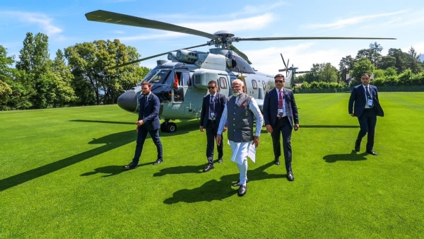 PM Modi Arrives in France for G7 Summit