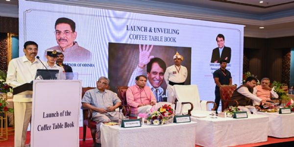 Governor Launches Coffee Table Book on Suresh Prabhu, Commends His Contributions to Nation-Building
