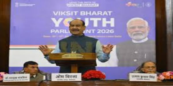 (Lead) Youth Are the Greatest Strength in Realising Viksit Bharat Goal: Om Birla