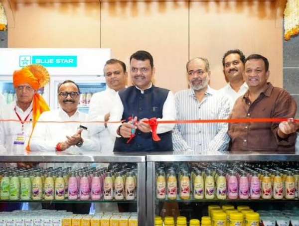 Maharashtra Chief Minister Devendra Fadnavis, speaking at the opening of a dairy products shop
