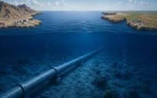 Sea Energy Pipeline Linking India and Gulf Nations representation pic