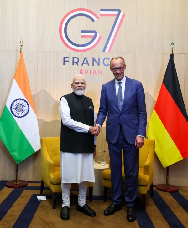 Prime Minister Narendra Modi met German Chancellor Friedrich Merz