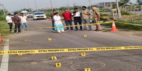 Police Encounter With Two Godara Gang Members in Panchkula
