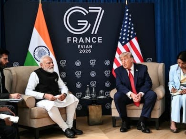 PM Narendra Modi with US President Donald Trump