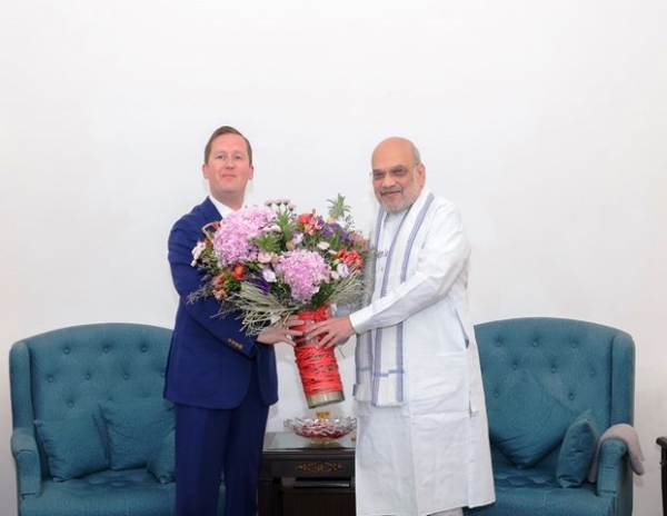 United States Ambassador to India Sergio Gor met Union Home Minister Amit Shah United States Ambassador to India Sergio Gor met Union Home Minister Amit Shah