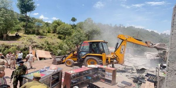 Drug smuggler’s property worth Rs 20 lakhs demolished