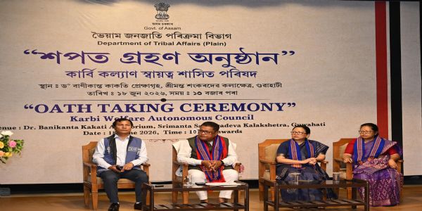 Newly Constituted Karbi Welfare Autonomous Council Members Take Oath