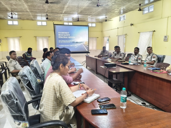 Image of the Road Safety meeting Ahead of Monsoon in Sadiya.