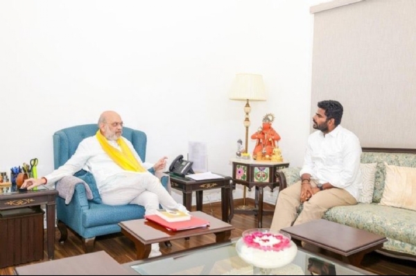 K Annamalai Meets Amit Shah Amid Speculation Over BJP Exit K Annamalai Meets Amit Shah Amid Speculation Over BJP Exit