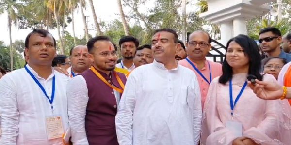 Chief Minister Suvendu Adhikari visits Tarakeswar for the first time after taking office, takes a swipe at Mamata Banerjee’s protest rally