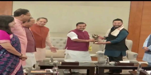 (Lead)India-Nepal Ties, Democratic Values and Political Cooperation in Focus During Lamichhane-Nabin Meeting