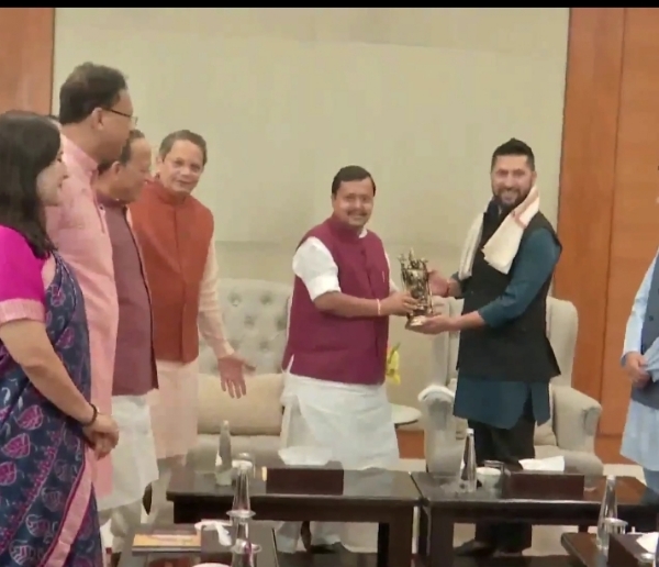 Ravi Lamichhane Meets BJP President Nitin Nabin, Receives Grand Welcome at Party Headquarters
