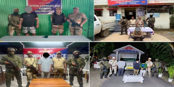Multiple Militant Cadres Arrested in Manipur, Juvenile Recruited by Insurgents Rescued