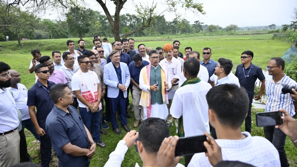 Irrigation Minister Pijush Hazarika Reviewing Key Irrigation Projects in Boko-Chaygaon. Irrigation Minister Pijush Hazarika Reviewing Key Irrigation Projects in Boko-Chaygaon.