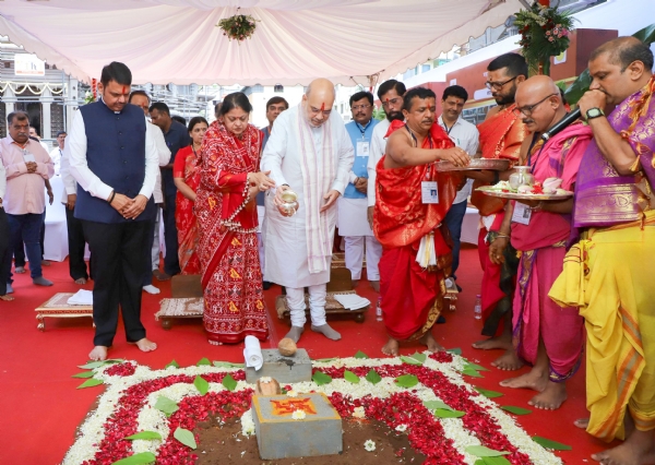 Foundation stone laid today in Kolhapur for new Parikrama Path