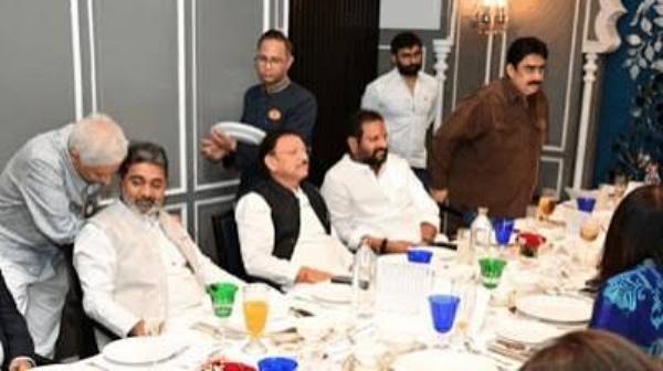 Shiv Sena-UBT MPs were spotted in a five-star hotel in Delhi