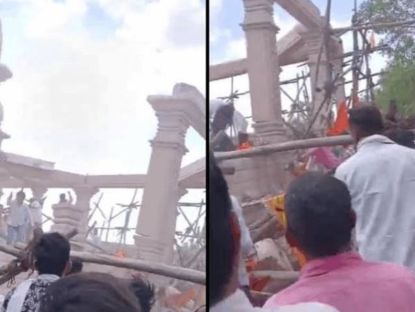 Temple roof collapse: 7 worshippers killed